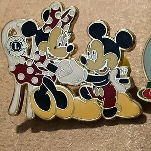 Mickey & Minnie Engagement Proposal Lions Club + Disney Wedding Pavilion Pin Lot